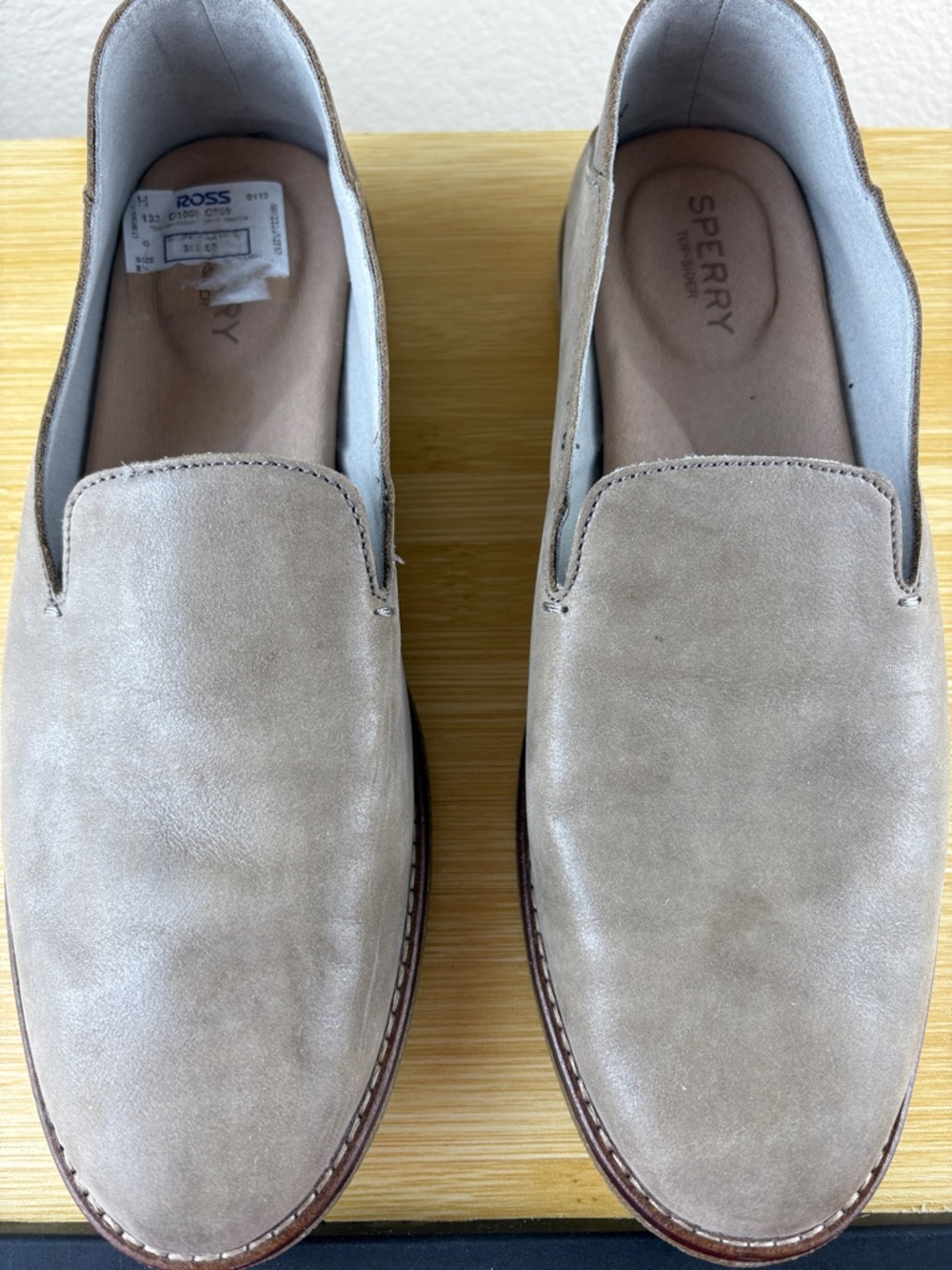 Sperry Women's Seaport Levy Slip-On Loafer — Tan/Brown Leather Upper Size 8.5